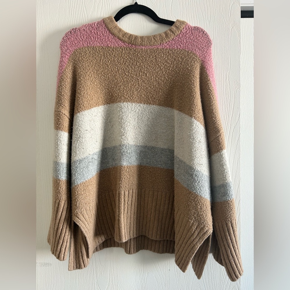 Color block sweater